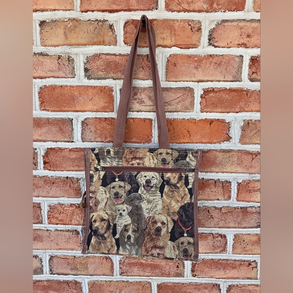 SIGNARE LABRADOR RETREIVER TAPESTRY BAG